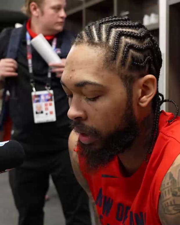 Brandon Ingram Postgame Locker Room Interview  - Pelicans vs Boston Celtics